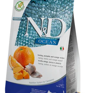 Farmina N&D Ocean Adult Aringa Zucca Arancia 300 g per gatti
