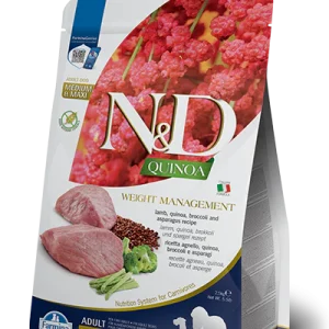 Farmina N&D Quinoa Weight Management Agnello 7 kg Cani Medium Maxi