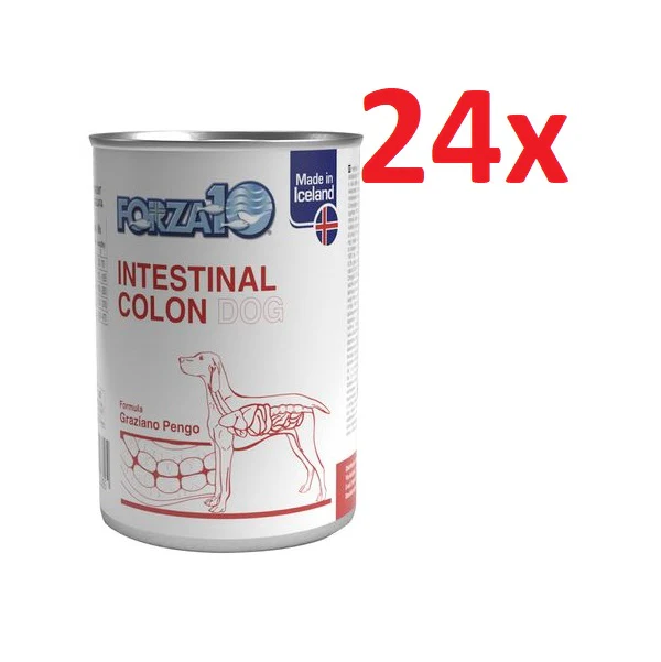24x390g Forza10 Intestinal Colon Pesce - Cani Adulti