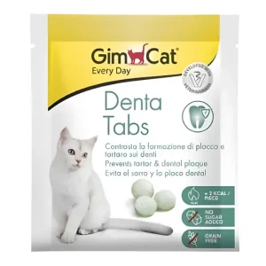 GimCat Denta Tabs 15g - Snack Igiene Dentale Gatto
