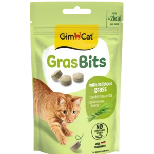 GimCat GrasBits 50g - Snack Erba Gatto Compresse