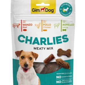 GimDog Charlie's Meaty Mix 70g - Snack Morbidi Cane