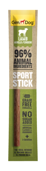 GimDog Sport Stick Agnello 12g