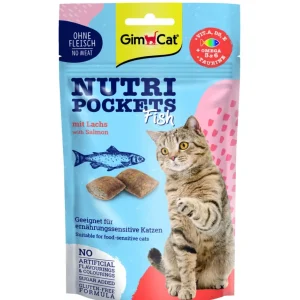 Gimcat Nutri Pockets Fish Con Salmone Gatto 60 G