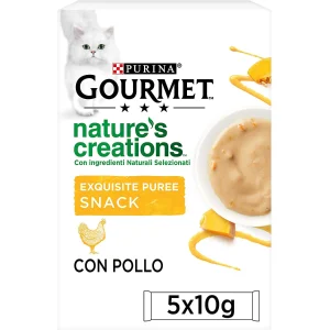 Gourmet Nature's Creations Exquisite Purée Pollo Zucca 5x10g