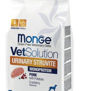 Monge VetSolution Urinary Struvite Maiale 2kg - Cani Adulti
