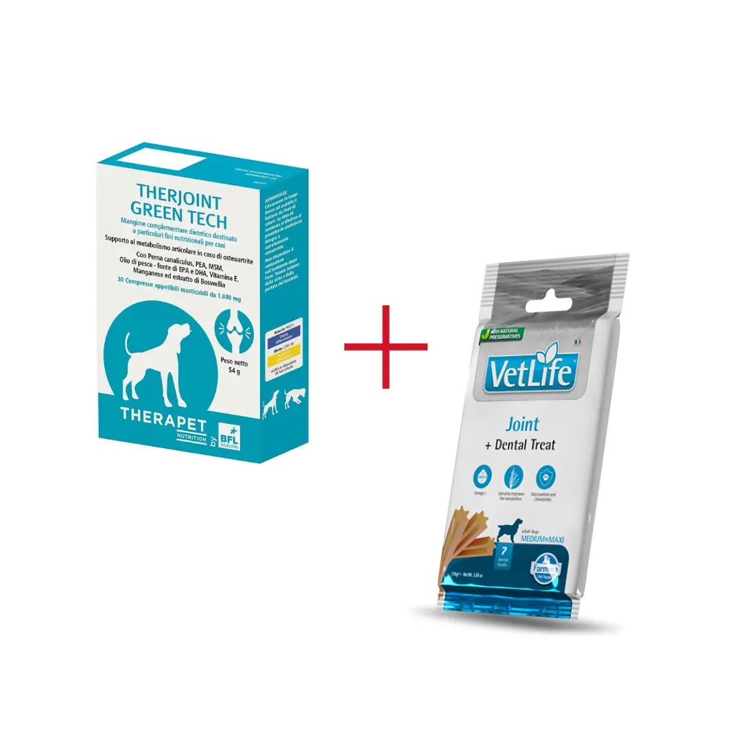 Offerta Joint pacchetto Therjoint Green Tech + Treat Joint Farmina