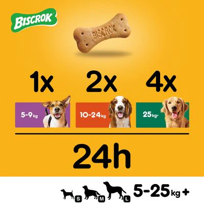 12x500g Pedigree Biscrok - Biscotti Croccanti per Cani - immagine 4