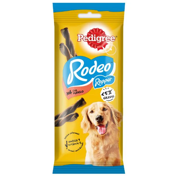 Pedigree Rodeo Ropper con Manzo Snack per Cani
