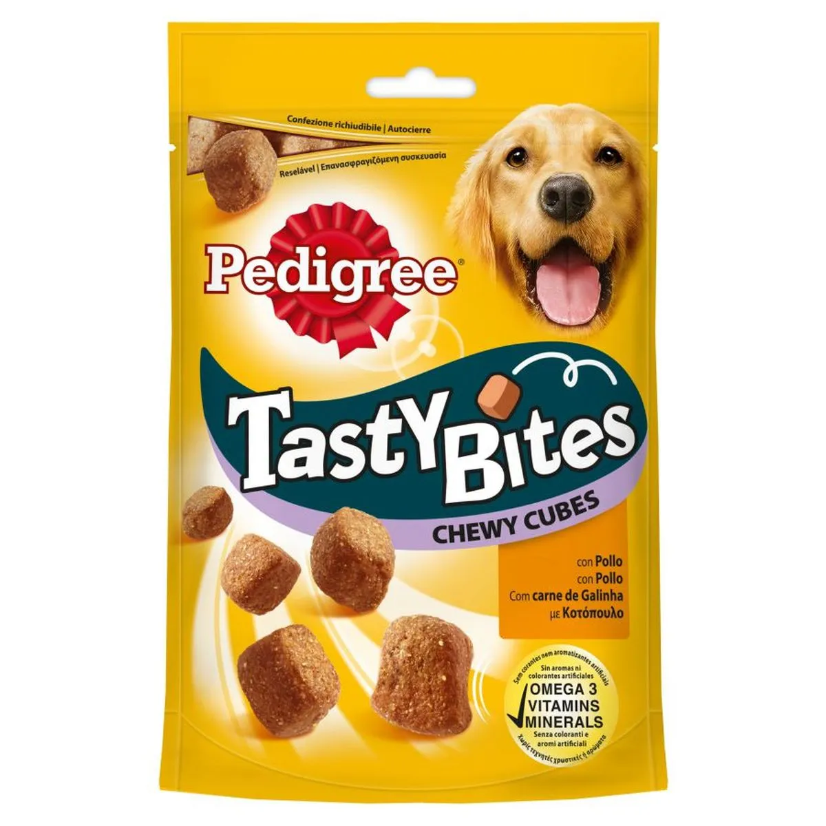 Pedigree Tasty Bites Chewy Cubes 130g Snack per Cani - immagine 2