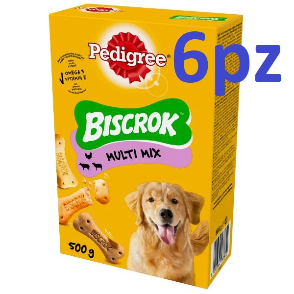 6x500g Pedigree Biscrok - Biscotti Croccanti per Cani - immagine 2
