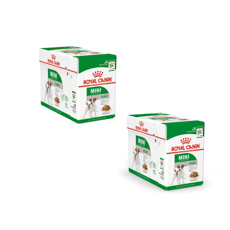 24x85g Royal Canin Mini Adult in Salsa - Cibo Umido per Cani - immagine 3