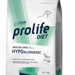 Prolife Diet Hypoallergenic Medium/Large 8kg - Crocchette Ipoallergeniche Cane