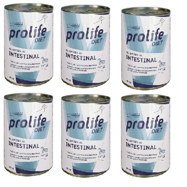6x400g Prolife Diet Intestinal All Breed Umido Cane - immagine 2