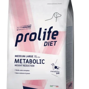 Prolife Diet Metabolic Weight Reduction Medium Large 8kg - Crocchette per Cani