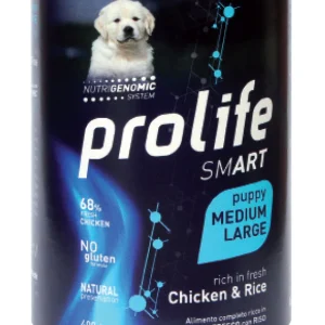 6x400g Prolife Smart Puppy Chicken & Rice - Cuccioli Taglia Media Grande