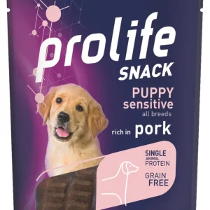Prolife Snack Puppy Sensitive Grain Free Maiale 90g