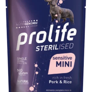 Prolife Sterilised Mini Cane Adulto Maiale e Riso 100 g