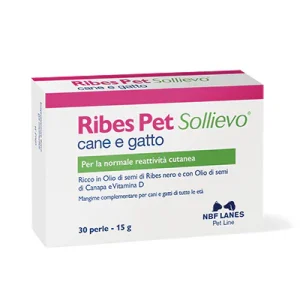 Ribes Pet Sollievo Pelle Sensibile Cane Gatto 30 Perle