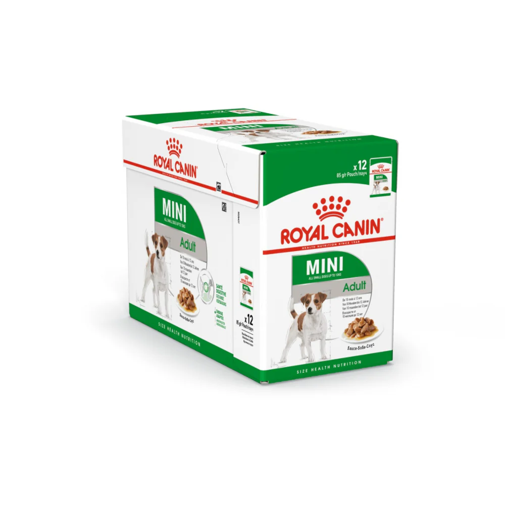 12x85g Royal Canin Mini Adult Bocconcini in Salsa - Umido Cane Taglia Piccola - immagine 3