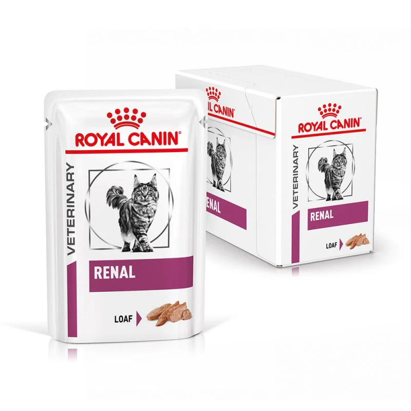 12x85g Royal Canin Renal Mousse - Cibo Umido per Gatti