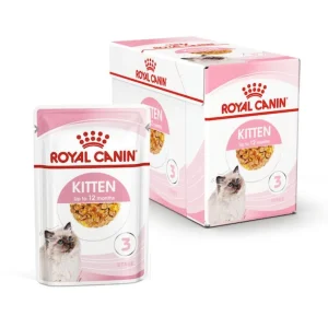 12x85g Royal Canin Kitten in Gelatina - Cibo Umido per Gatti