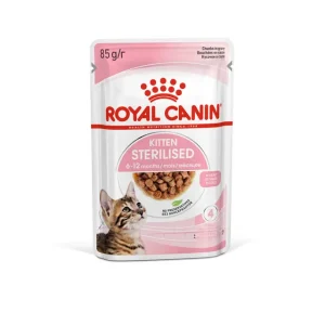 12x85g Royal Canin Kitten Sterilised Gatto Umido Salsa