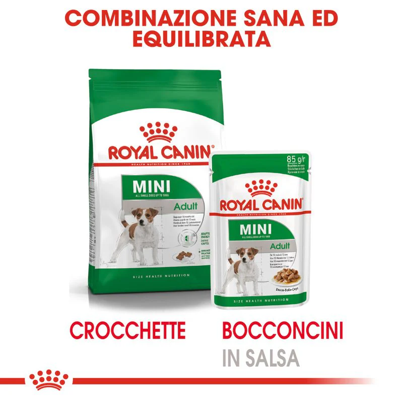 12x85g Royal Canin Mini Adult Bocconcini in Salsa - Umido Cane Taglia Piccola - immagine 7