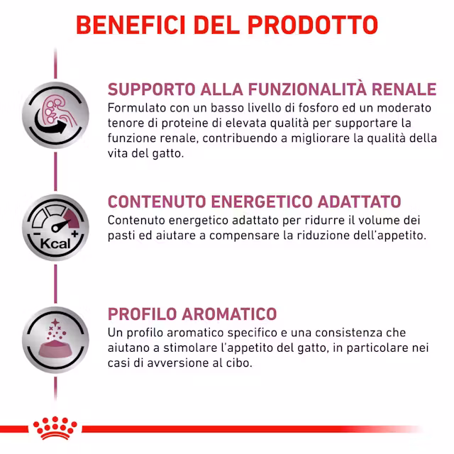 12x85g Royal Canin Renal Alimento Dietetico Gatto Pesce - immagine 3