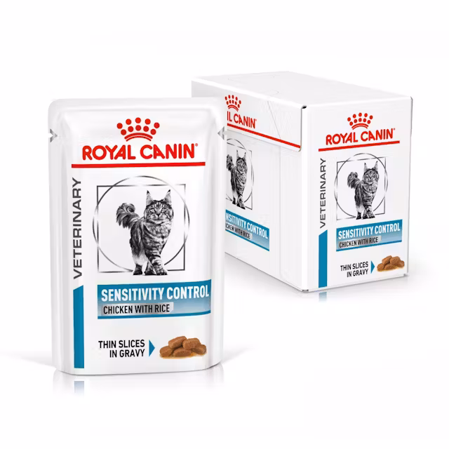 12x85 g Royal Canin Sensitivity Control Gatto Alimento Umido Dietetico - immagine 3