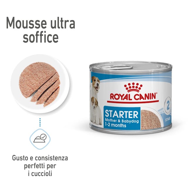 6x195g Royal Canin Starter Mousse Mother & Babydog - immagine 3