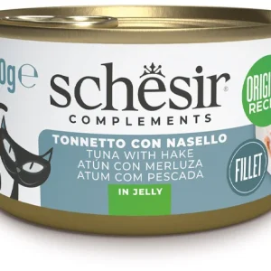 Schesir Gatto Tonnetto con Nasello in Jelly 70g Lattina