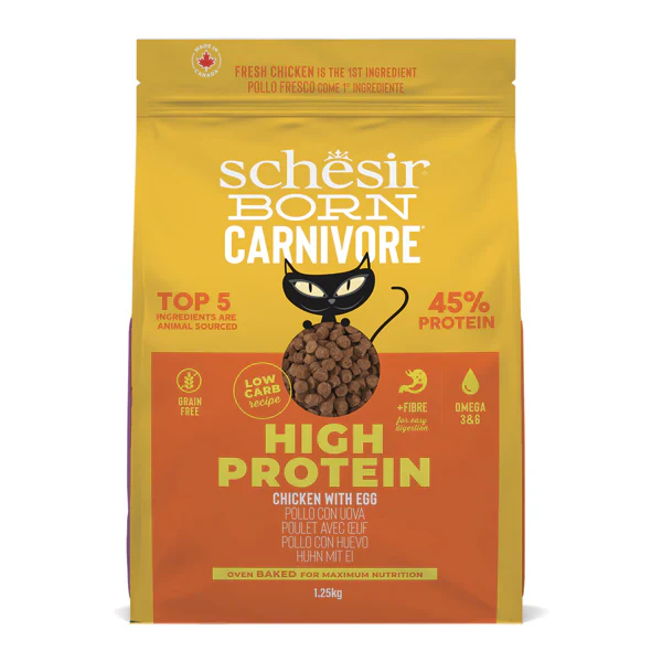 Schesir Born Carnivore Gatto Adulto Pollo Uova 1,25kg - immagine 2