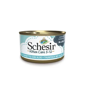 Schesir Kitten Care Tonnetto con Aloe 85g - Cibo Umido per Gatti