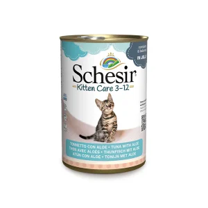 Schesir Kitten Tonnetto con Aloe in Gelatina 140g - Gatto Cucciolo