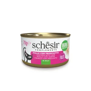Schesir Pollo con Prosciutto in Gelatina 70 g Gatto Adulto