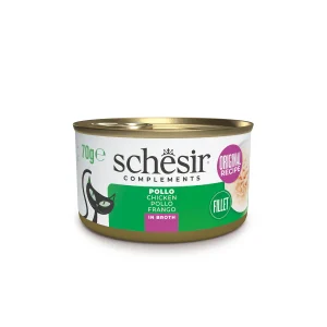 Schesir Pollo in Brodo 70g Lattina