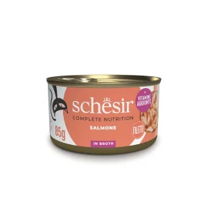 Schesir Salmone In Brodo Gatto Adulto 85g