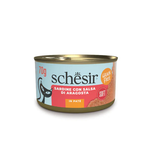 Schesir Sardine con Salsa di Aragosta Paté Gatto 70 g - immagine 2