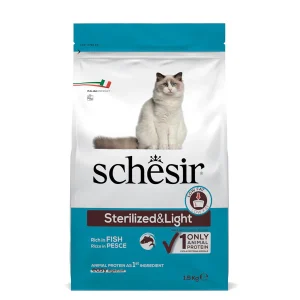 Schesir Sterilized & Light Ricco in Pesce 1,5 kg