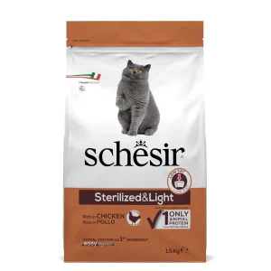 Schesir Sterilised Light Pollo 1,5kg - Gatti Adulti Sterilizzati