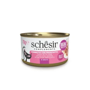 Schesir Tonnetto con Prosciutto in Brodo 70g Lattina