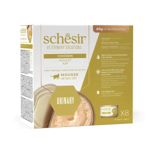 Schesir Veterinary Solutions Urinary Mousse al Pollo 8x80g