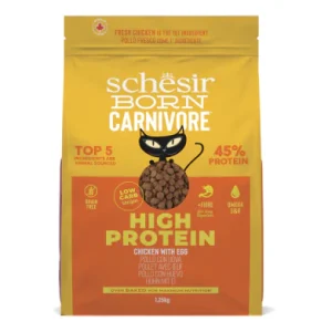 Schesir Born Carnivore Gatto Adulto Pollo Uova 255g