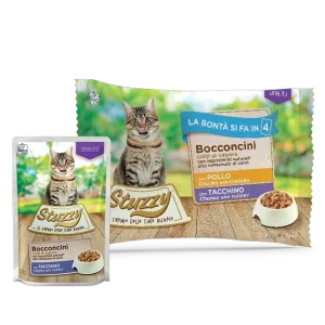 4x85g Stuzzy Multipack Bocconcini Pollo e Tacchino – Gatto Sterilizzati