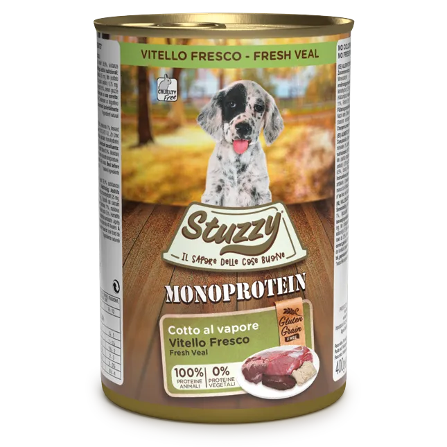 Stuzzy Monoprotein Vitello 400g – Cane Cucciolo - immagine 2