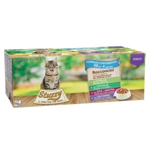 48x85g Stuzzy Multipack Bocconcini Vitello, Tacchino, Coniglio, Oca e Anatra