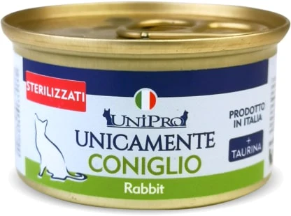 Unipro Unicamente Coniglio Sterilizzati 85g - Umido Gatto - immagine 3
