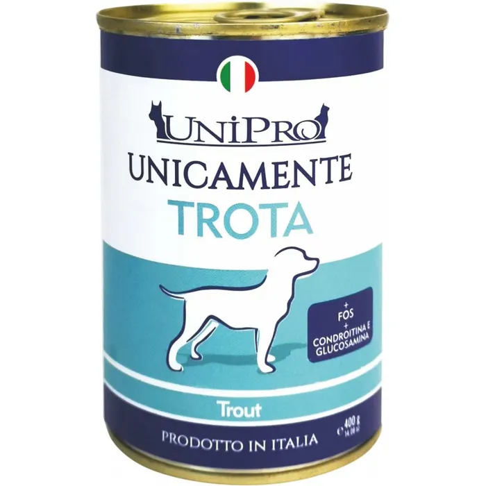 Unipro Unicamente Trota 400g - Cibo Umido per Cani - immagine 2