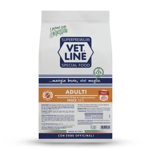 Vet Line Adulti Pesce Monoproteico Cane 12,5kg